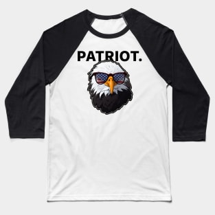 Patriot Bald Eagle Baseball T-Shirt